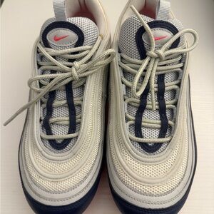 Nike Cream and Navy Sneakers